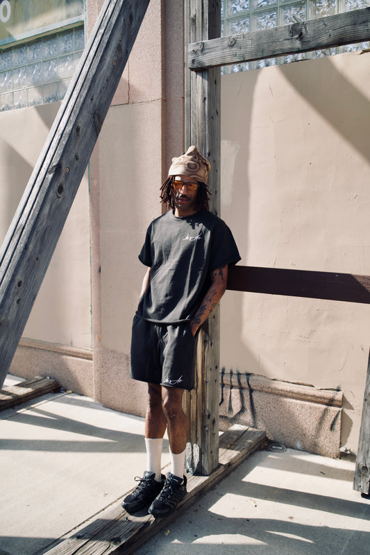 DARK ASH SHORTS